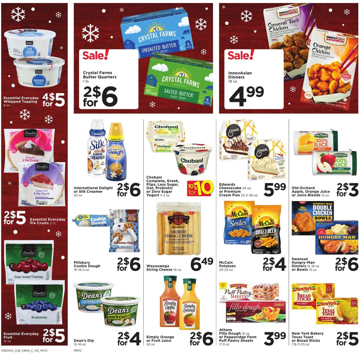 Catalogue Cub Foods CHRISTMAS 2021 from 12/19/2021