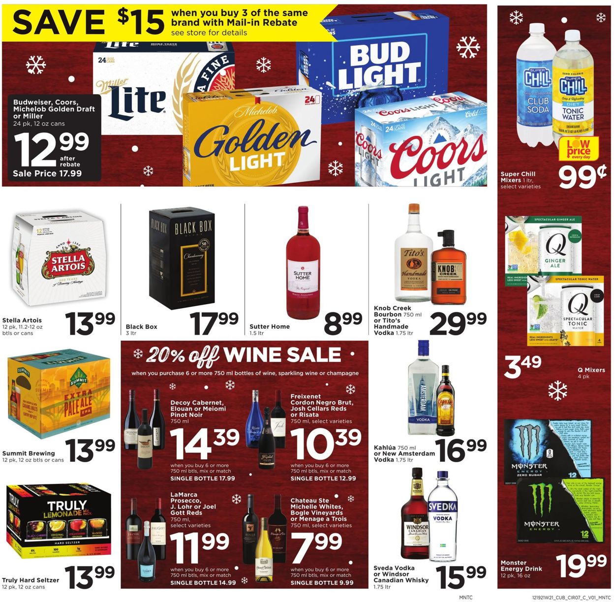 Catalogue Cub Foods CHRISTMAS 2021 from 12/19/2021