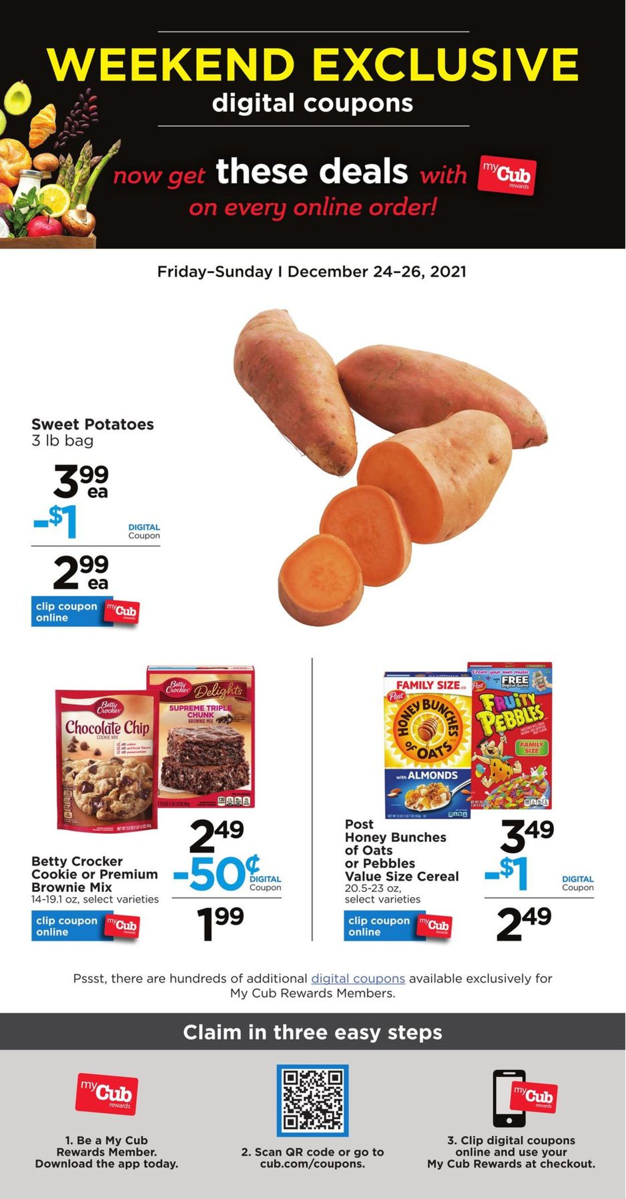 Catalogue Cub Foods from 12/24/2021