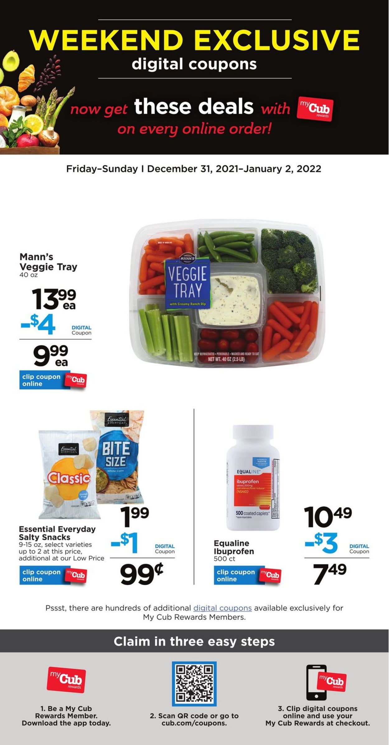 Catalogue Cub Foods from 12/31/2021