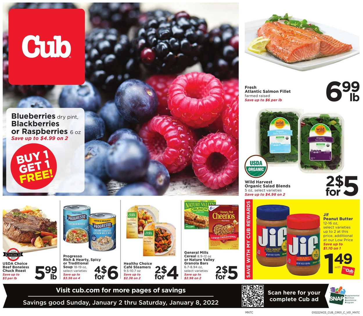 Catalogue Cub Foods from 01/02/2022
