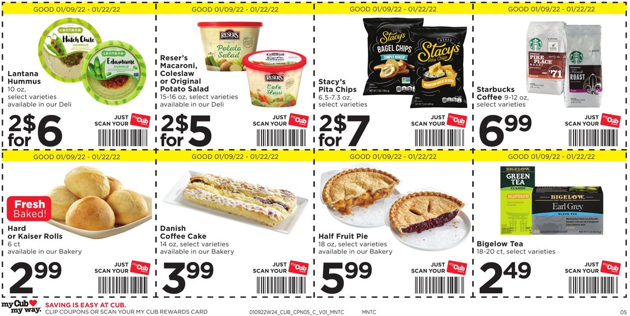 Catalogue Cub Foods from 01/09/2022