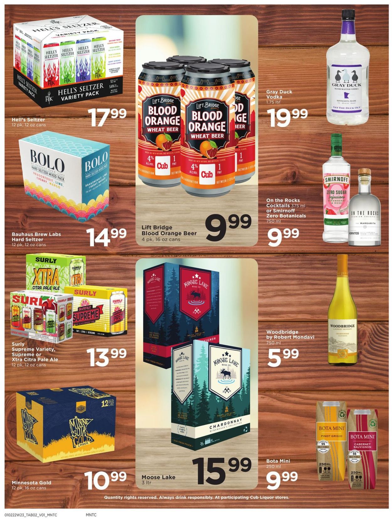 Catalogue Cub Foods from 01/09/2022