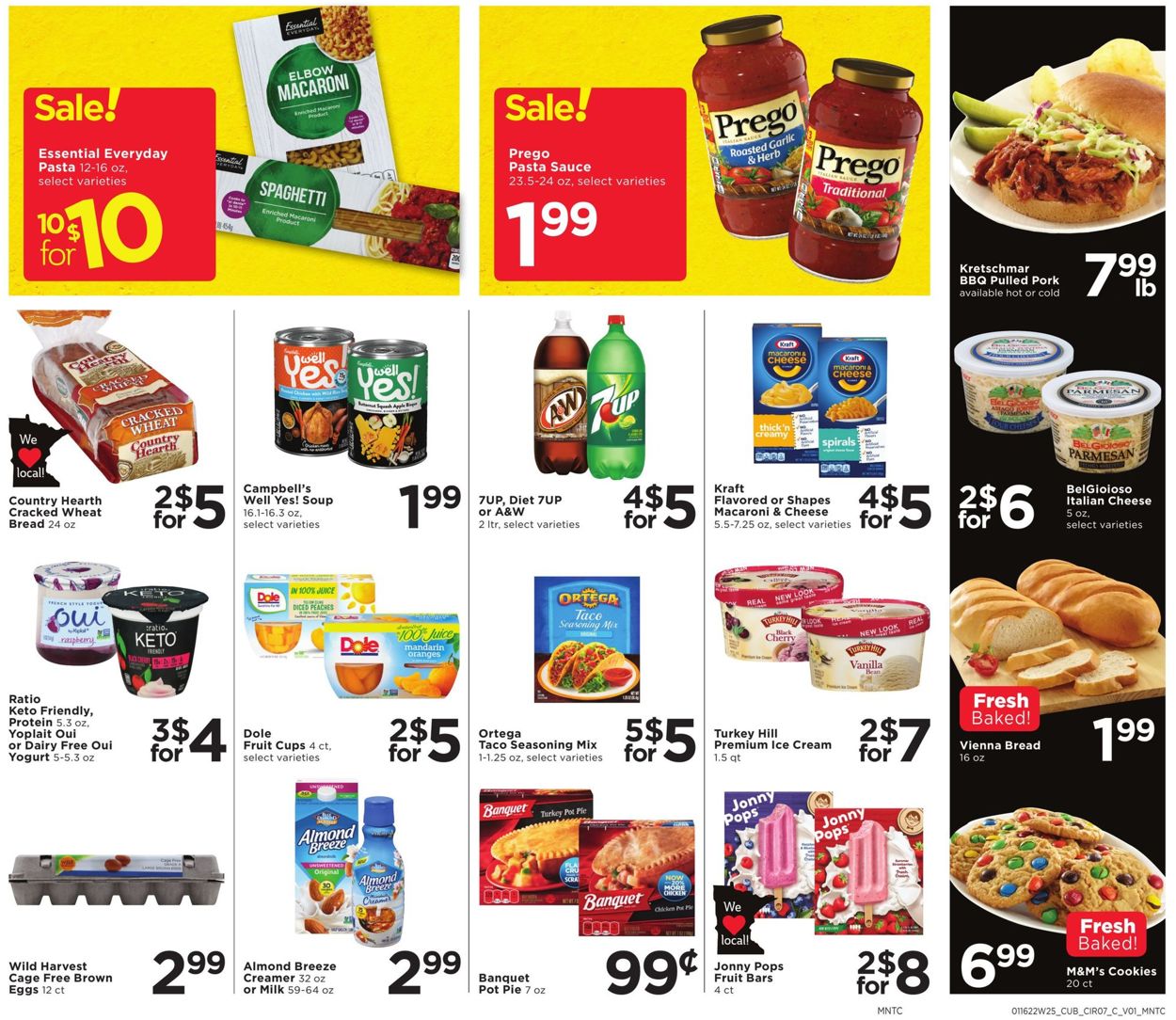Catalogue Cub Foods from 01/16/2022