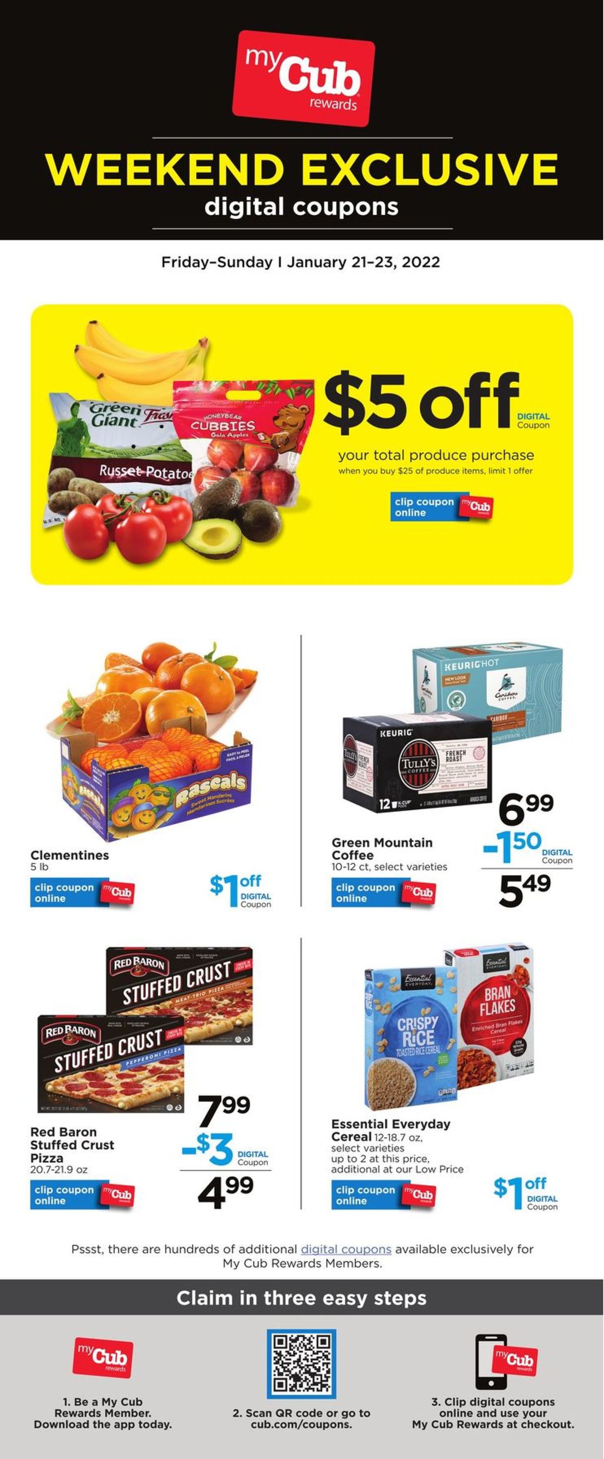Catalogue Cub Foods from 01/21/2022