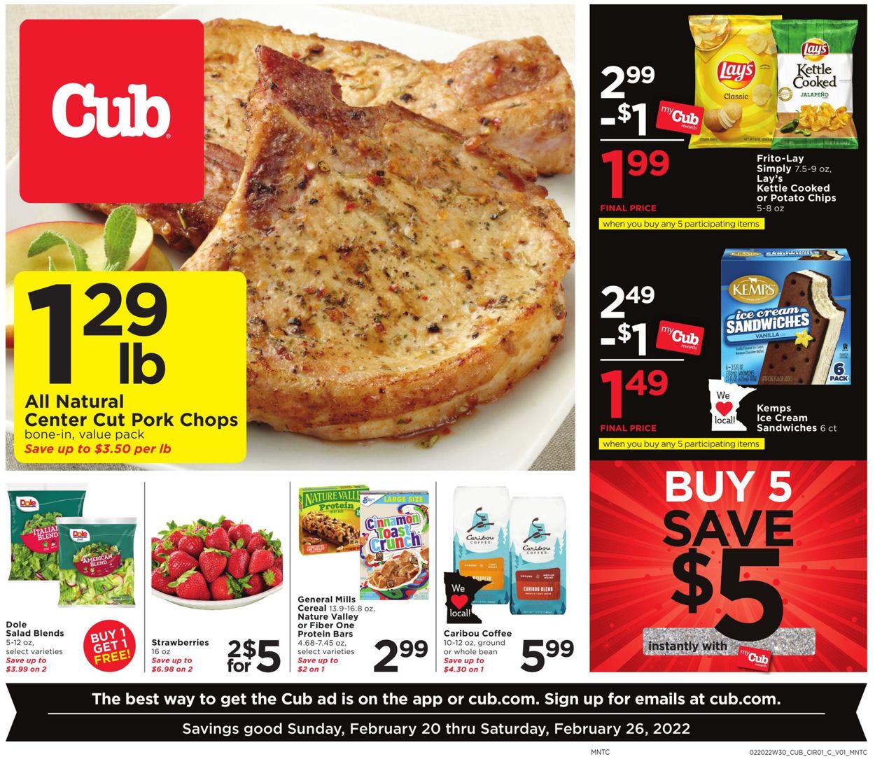 Catalogue Cub Foods from 02/20/2022