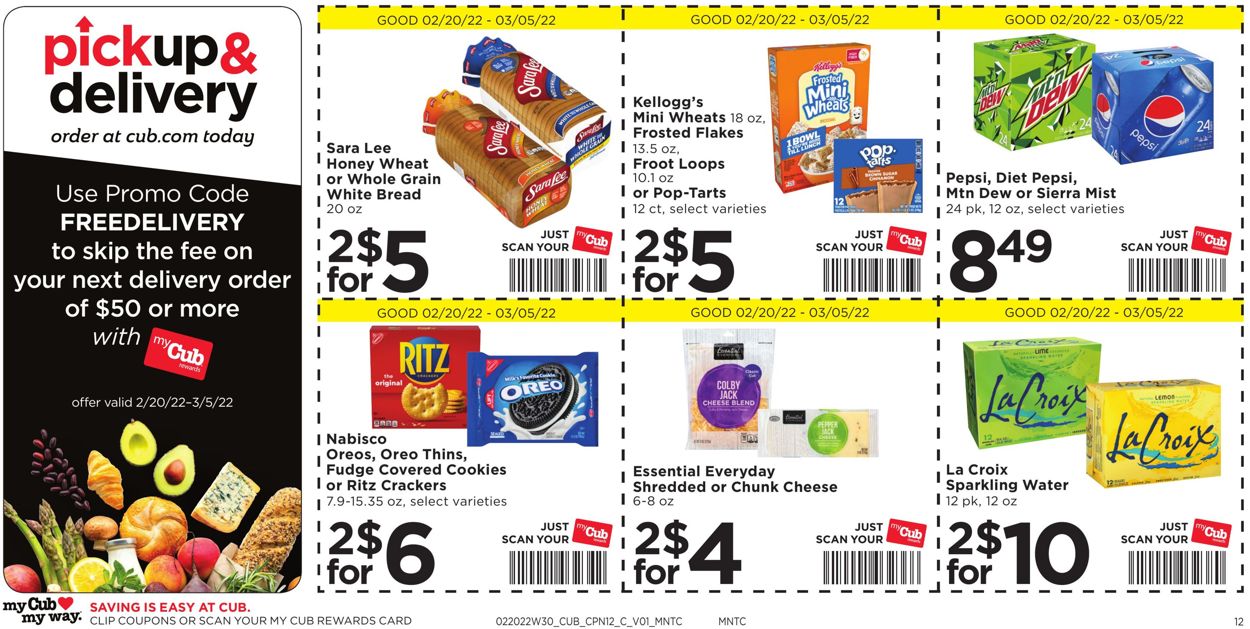 Catalogue Cub Foods from 02/20/2022