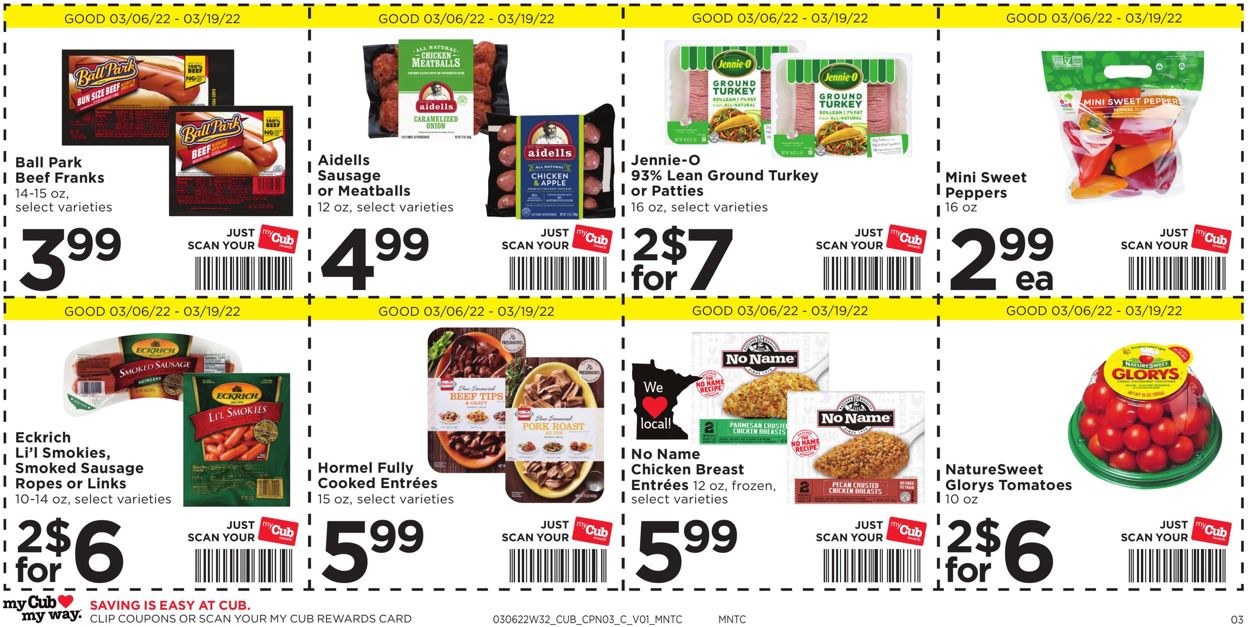 Catalogue Cub Foods from 03/06/2022