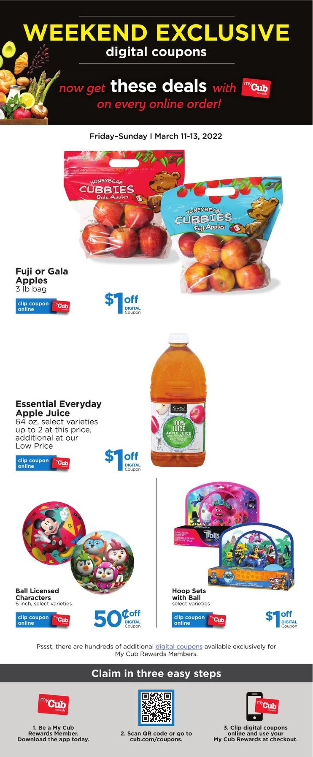 Catalogue Cub Foods from 03/11/2022