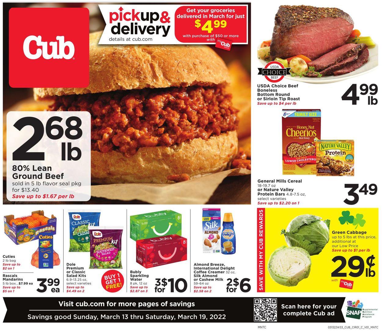 Catalogue Cub Foods from 03/13/2022