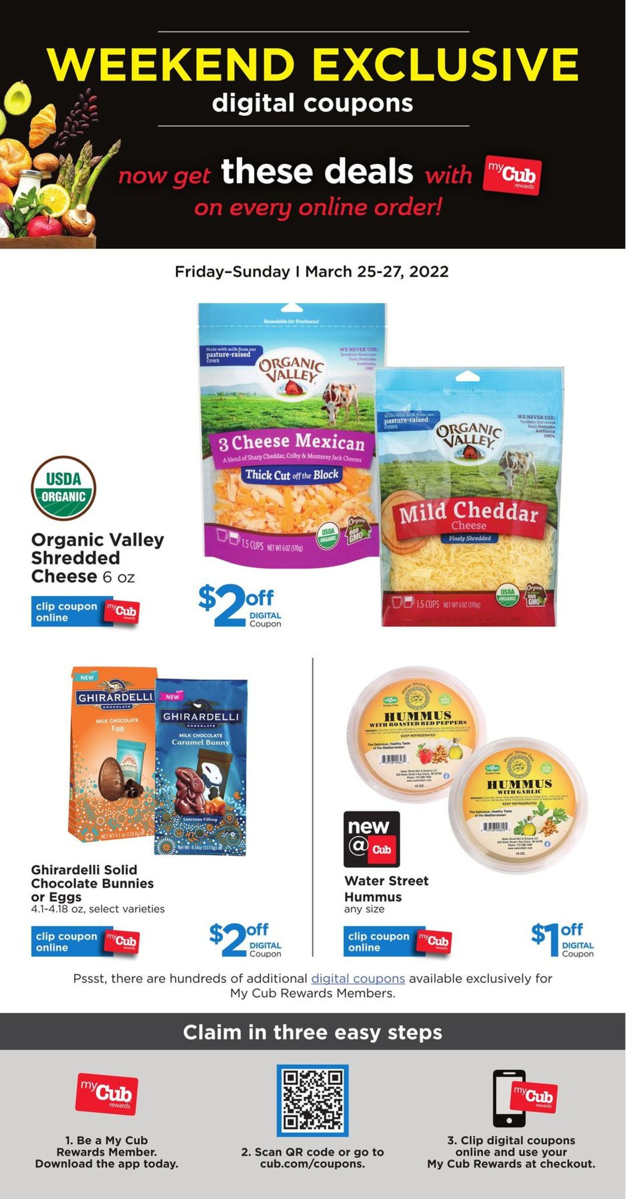 Catalogue Cub Foods from 03/25/2022