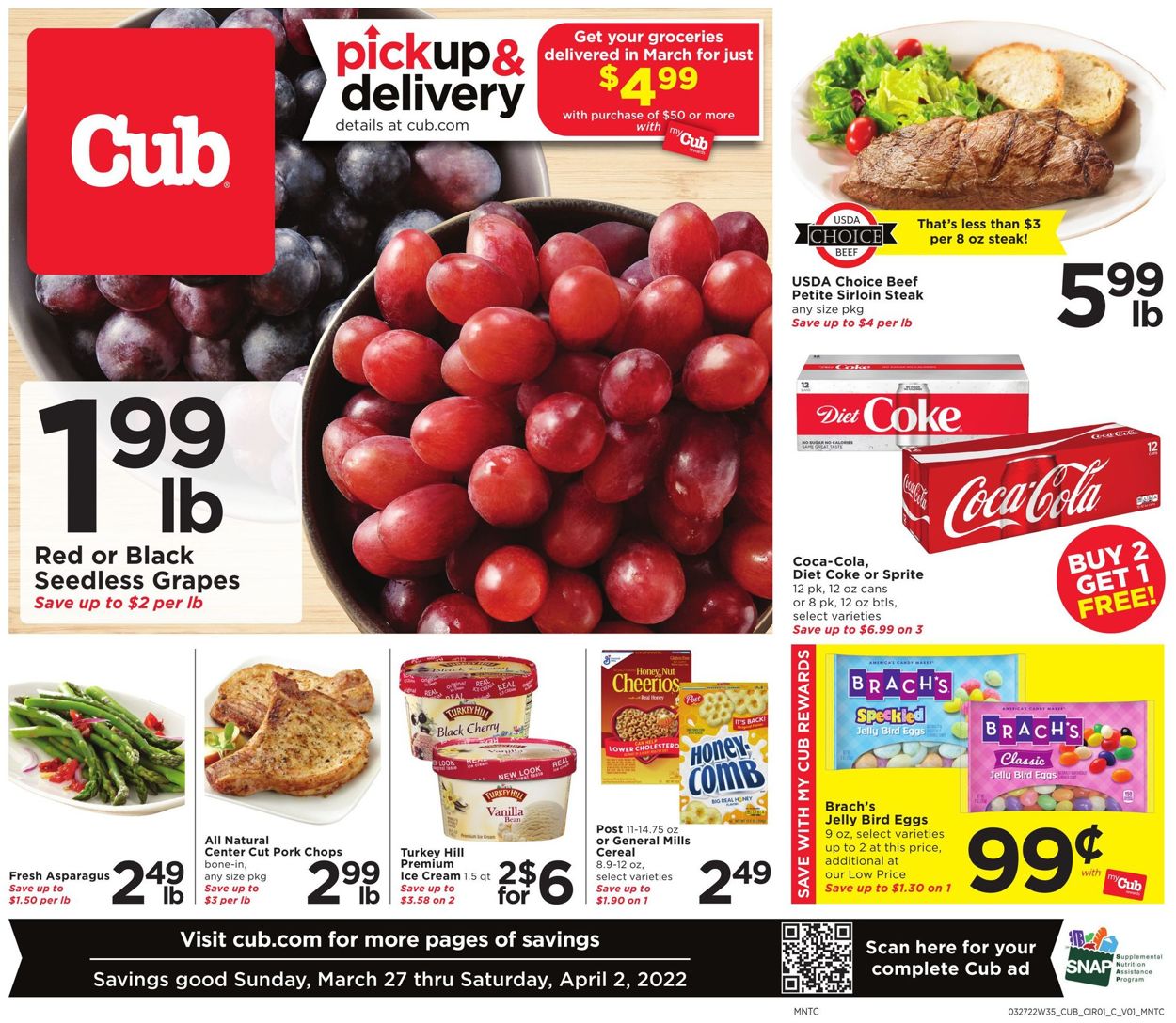 Catalogue Cub Foods from 03/27/2022
