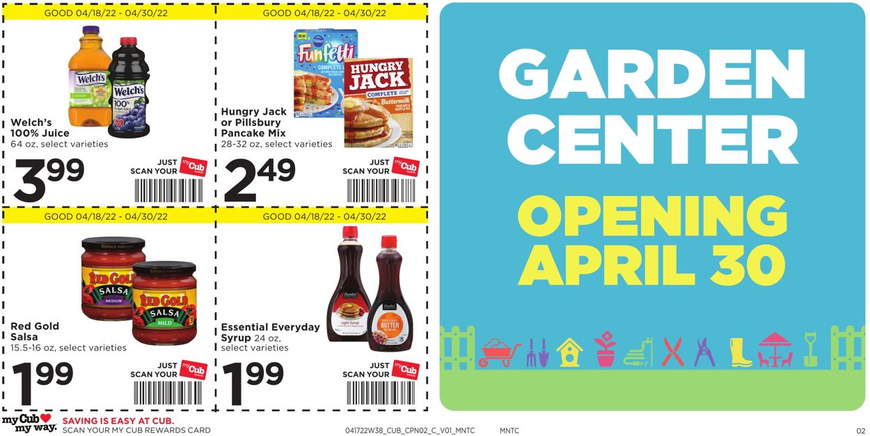 Catalogue Cub Foods from 04/18/2022