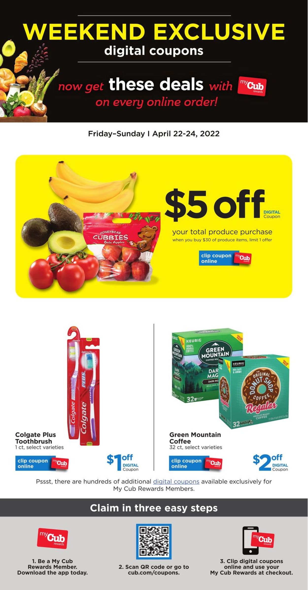 Catalogue Cub Foods from 04/22/2022