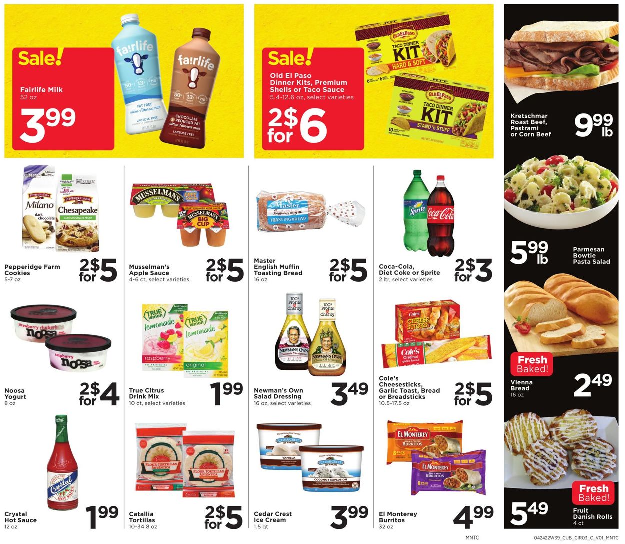 Catalogue Cub Foods from 04/24/2022