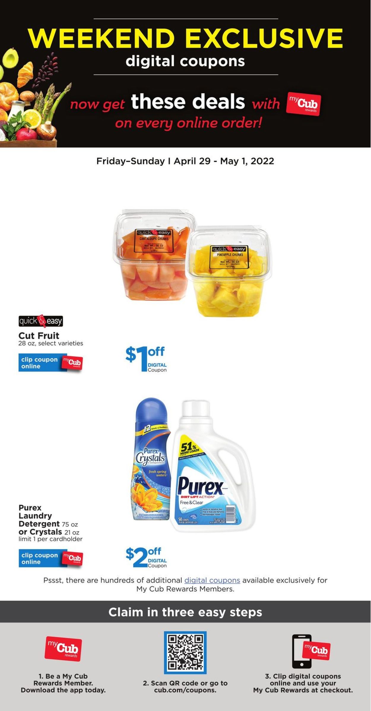 Catalogue Cub Foods from 04/29/2022