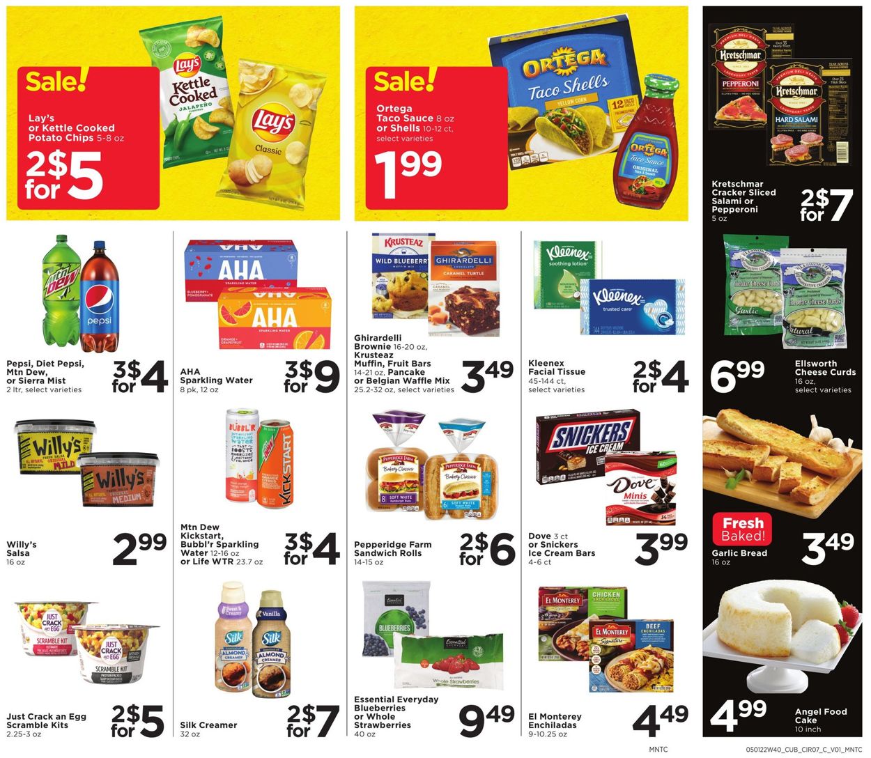 Catalogue Cub Foods from 05/01/2022