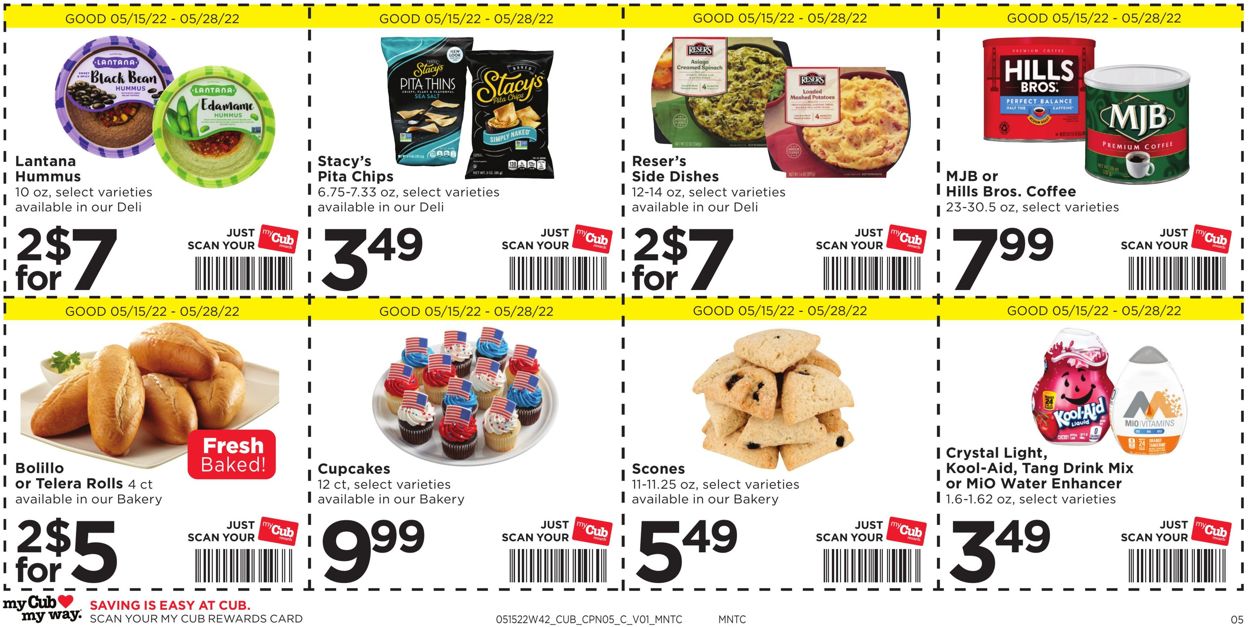 Catalogue Cub Foods from 05/15/2022