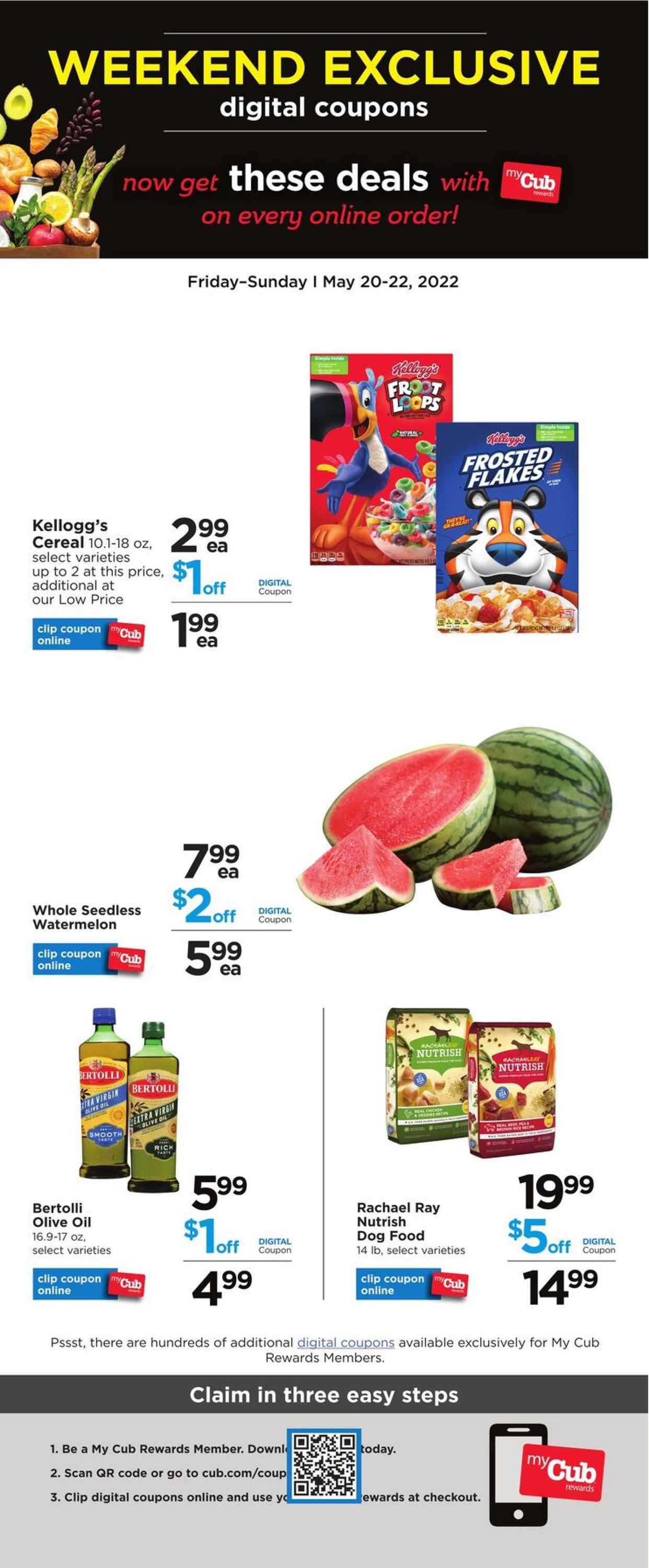 Catalogue Cub Foods from 05/20/2022