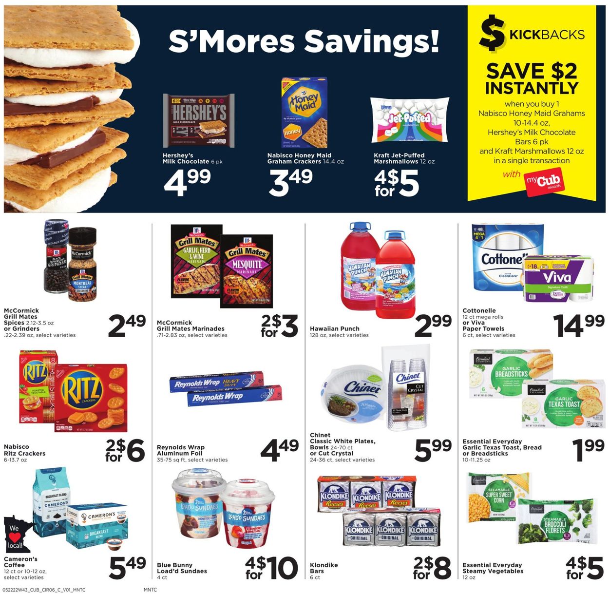 Catalogue Cub Foods from 05/22/2022