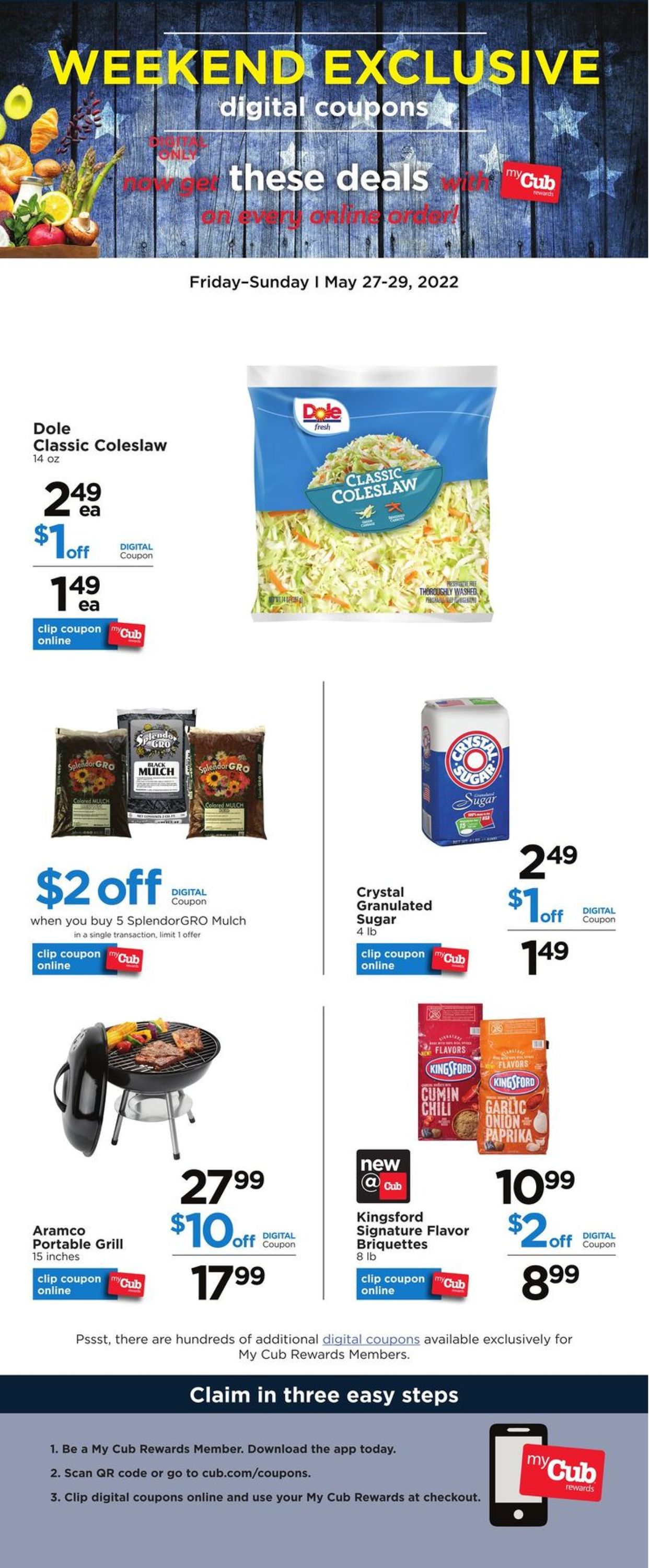 Catalogue Cub Foods from 05/27/2022