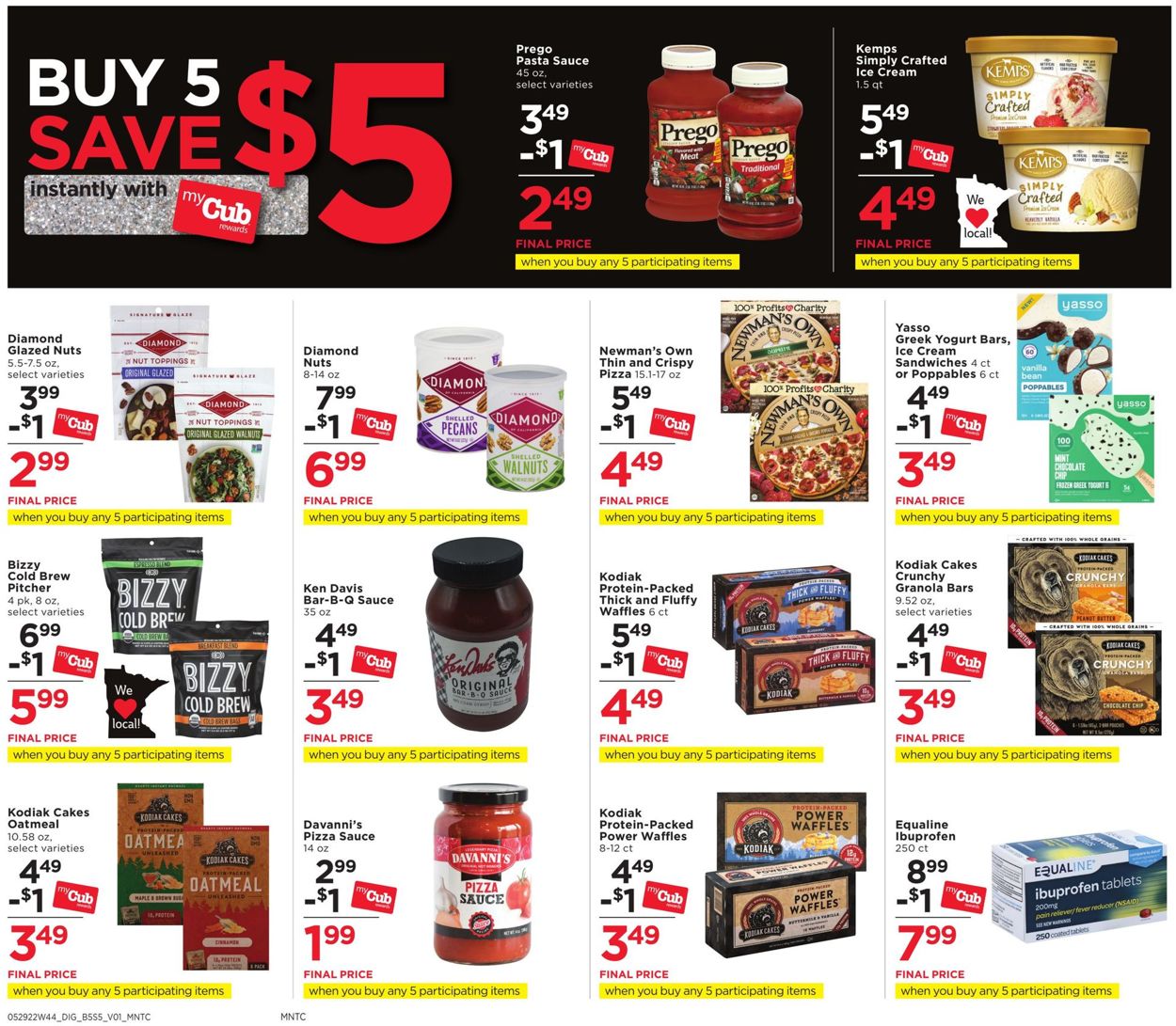 Catalogue Cub Foods from 05/29/2022