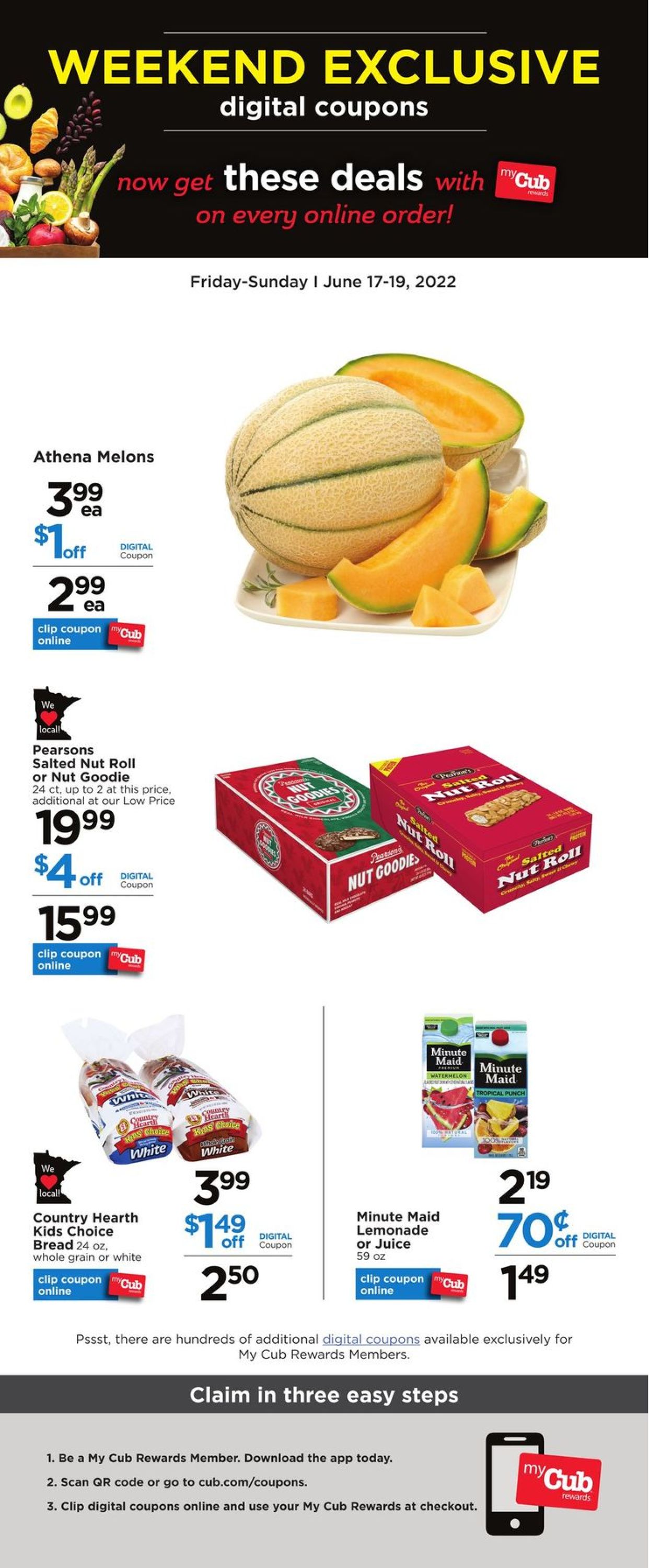 Catalogue Cub Foods from 06/17/2022