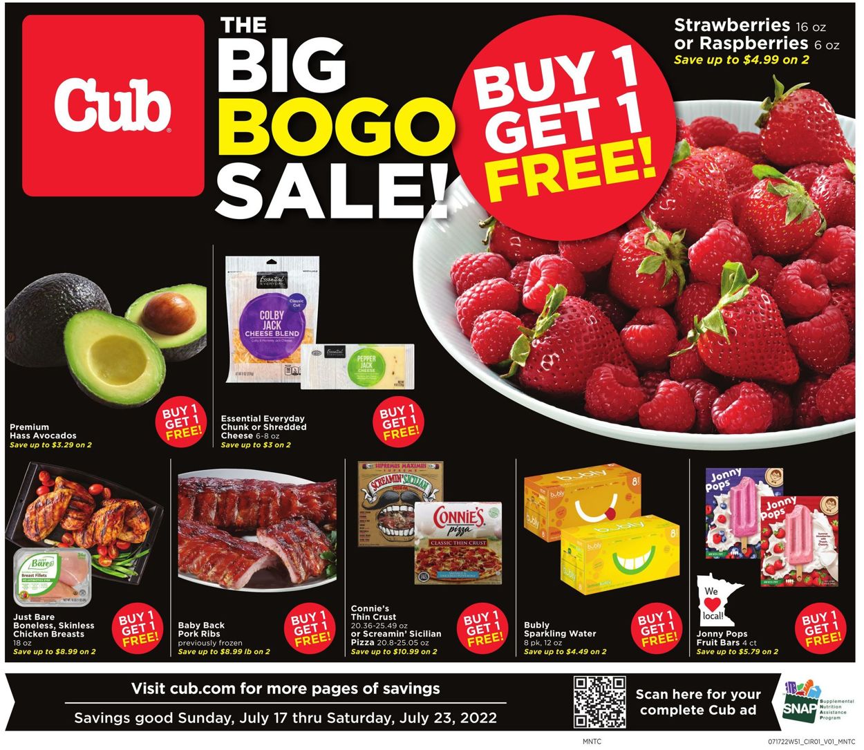 Catalogue Cub Foods from 07/17/2022