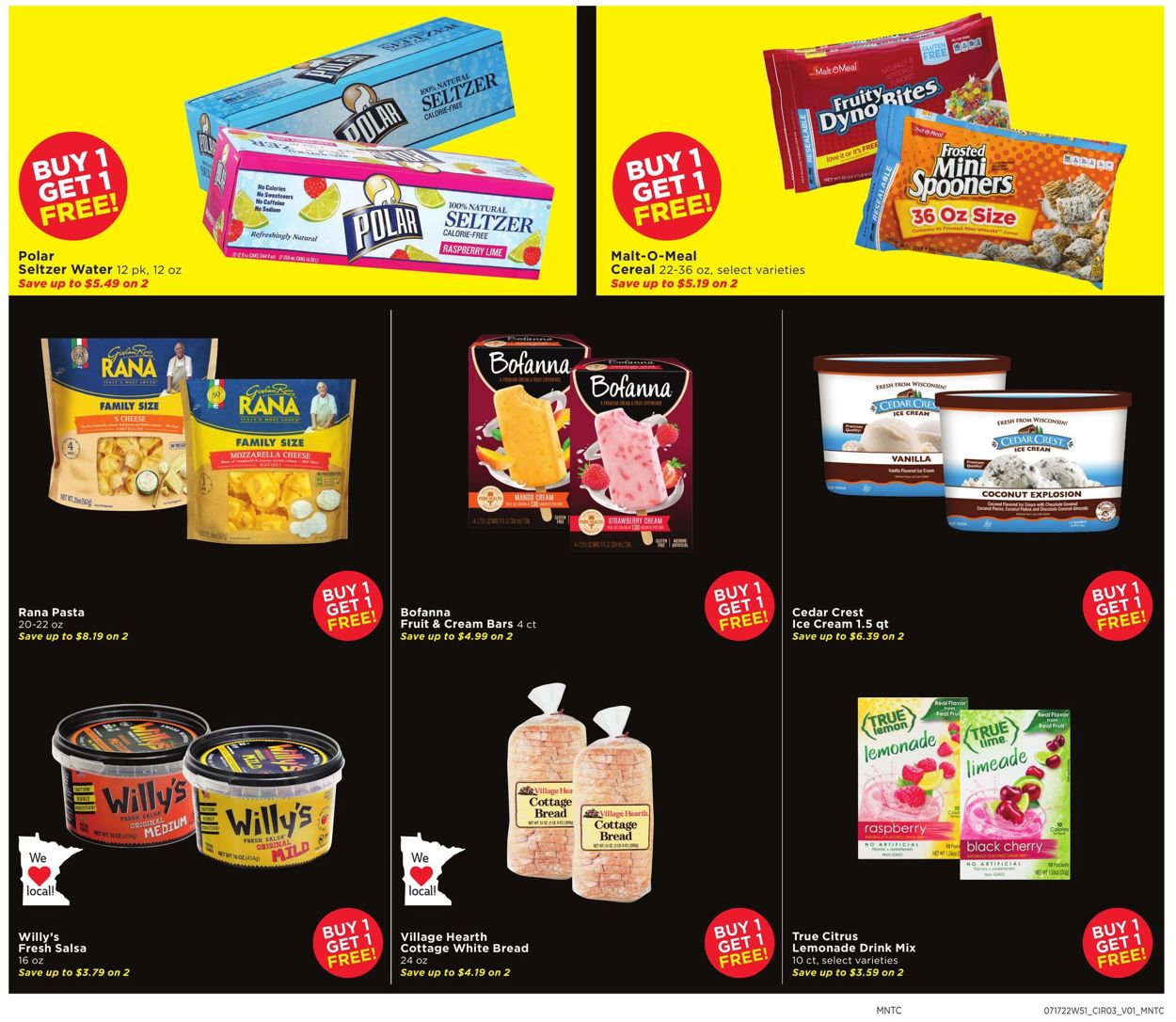 Catalogue Cub Foods from 07/17/2022