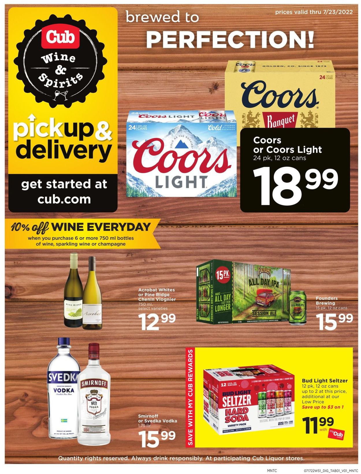 Catalogue Cub Foods from 07/17/2022