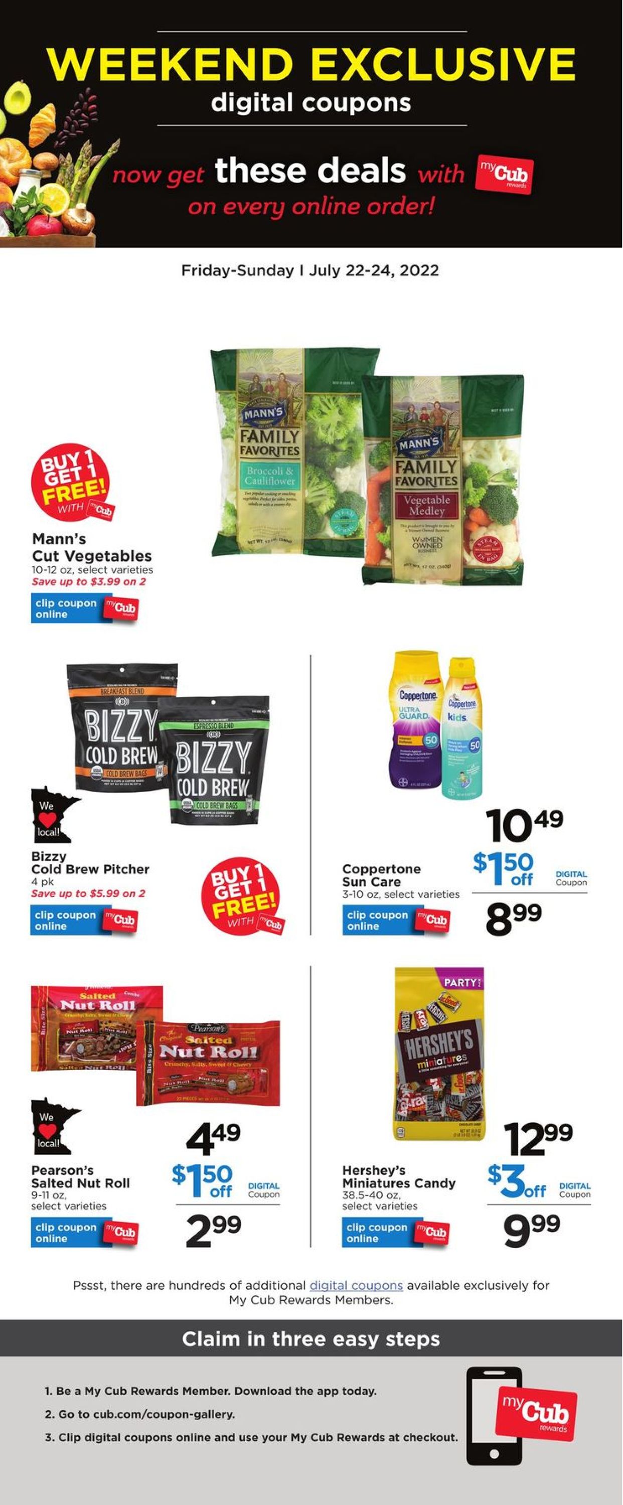 Catalogue Cub Foods from 07/22/2022