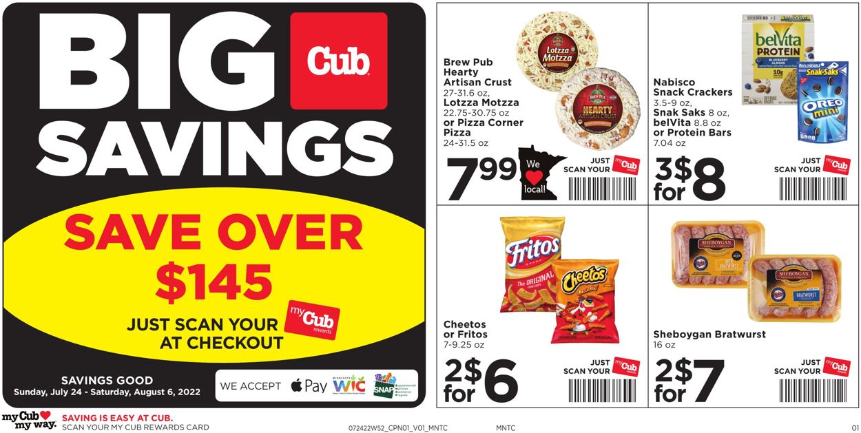 Catalogue Cub Foods from 07/24/2022