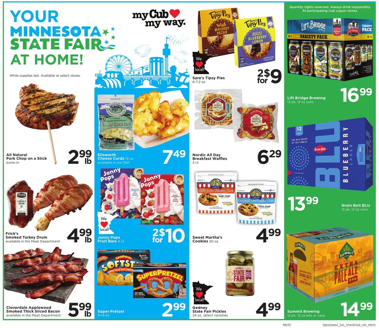 Catalogue Cub Foods from 08/21/2022