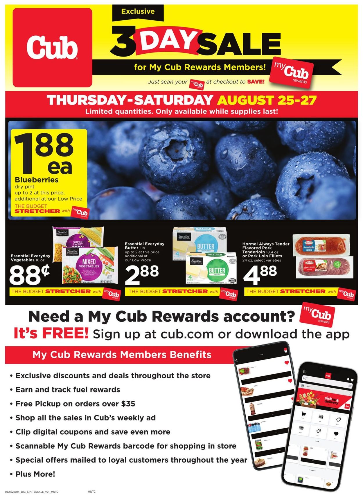 Catalogue Cub Foods from 08/25/2022