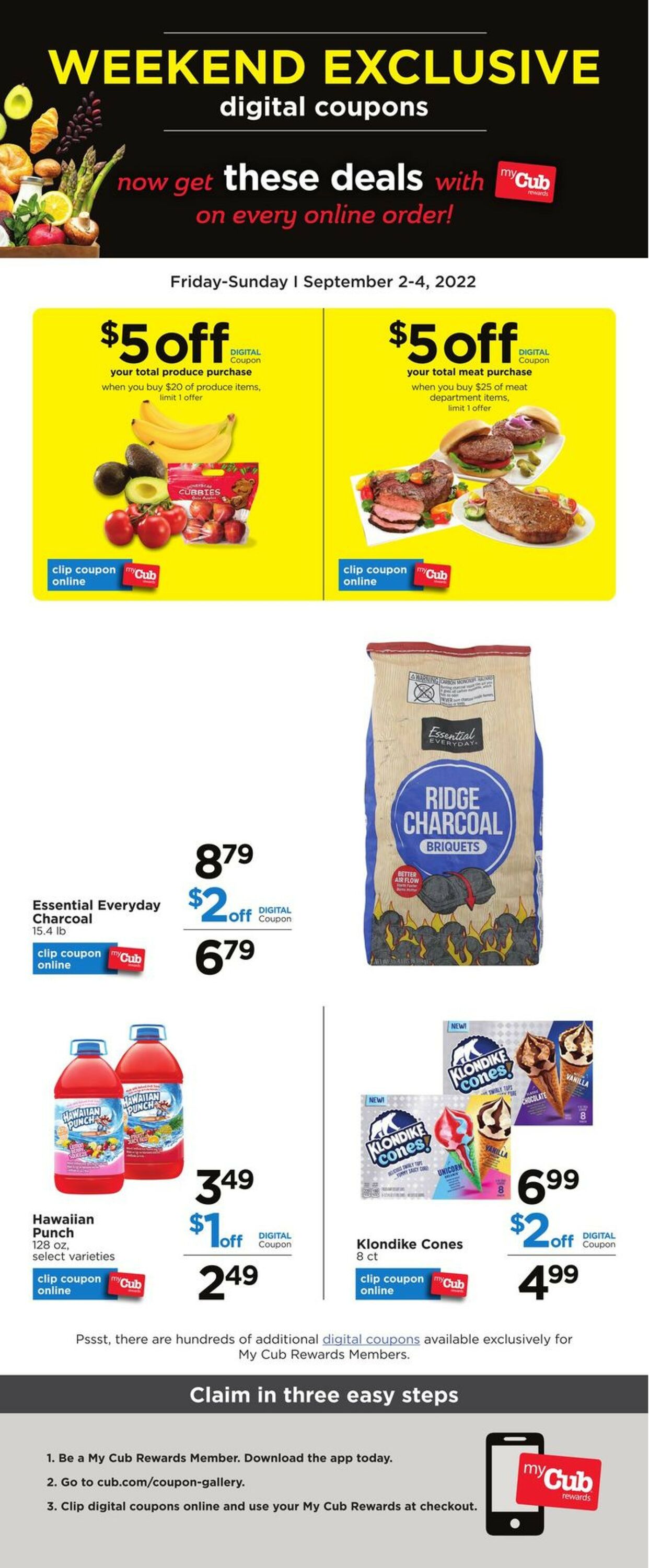 Catalogue Cub Foods from 09/02/2022