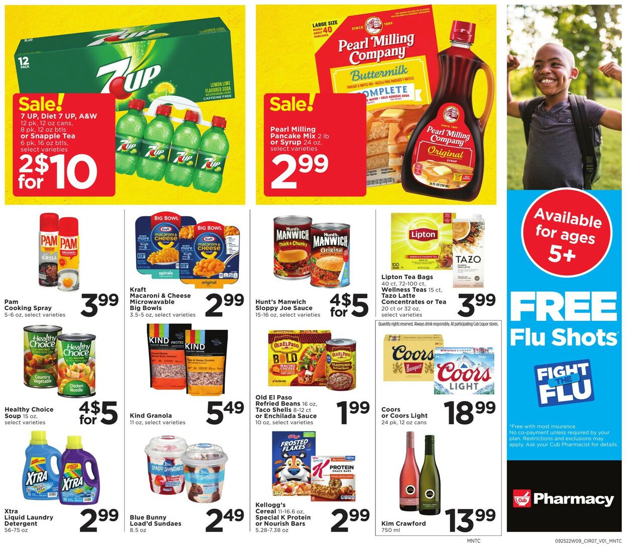 Catalogue Cub Foods from 09/25/2022