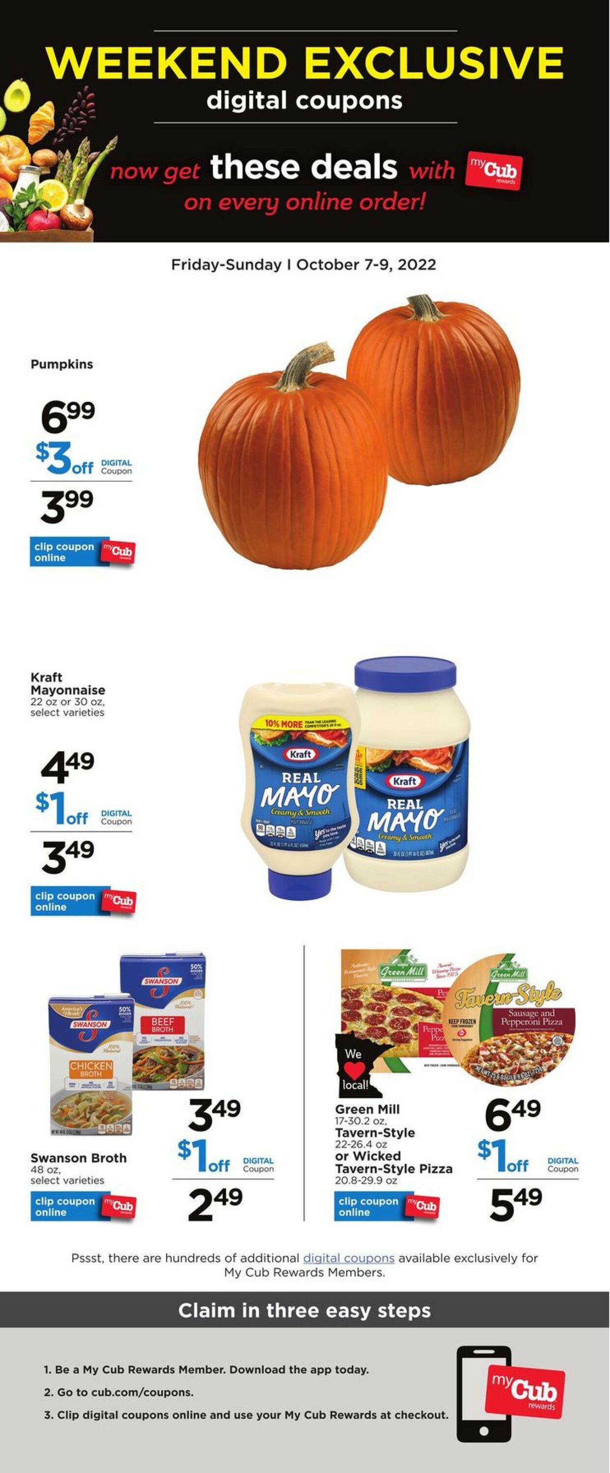 Catalogue Cub Foods from 10/07/2022
