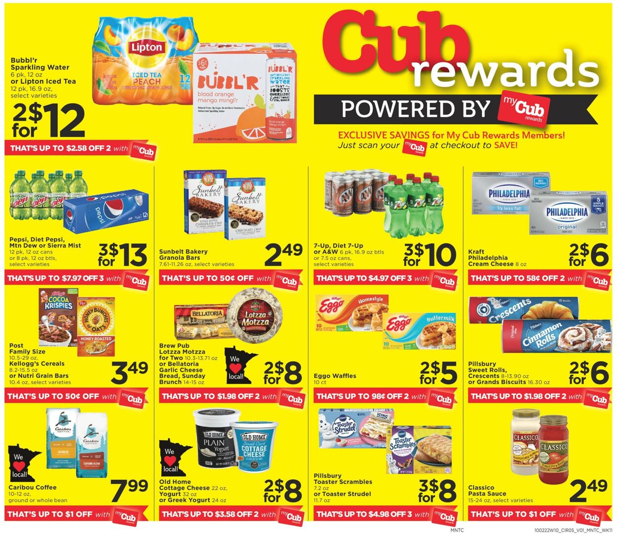 Catalogue Cub Foods from 10/09/2022