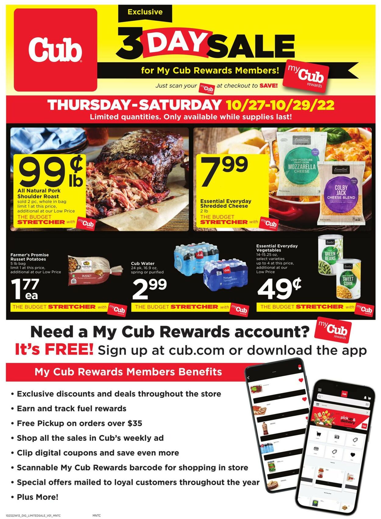 Catalogue Cub Foods from 10/23/2022