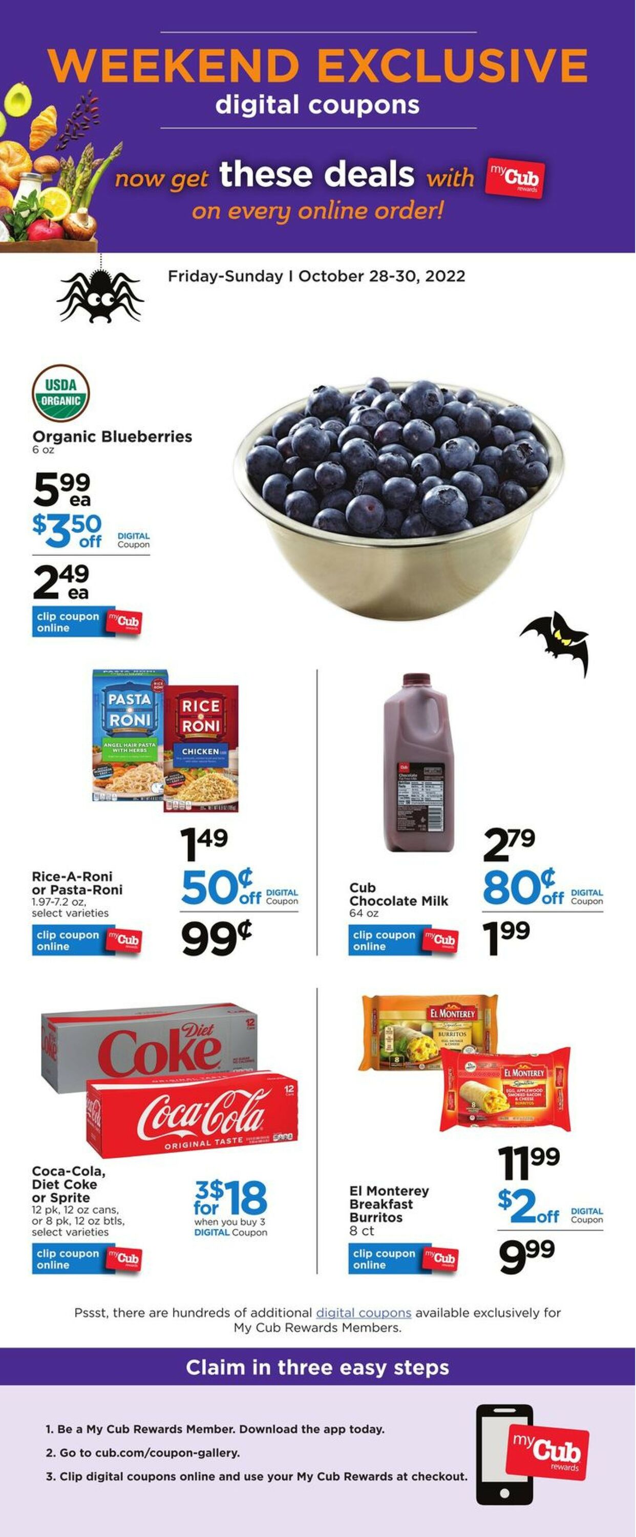 Catalogue Cub Foods from 10/28/2022