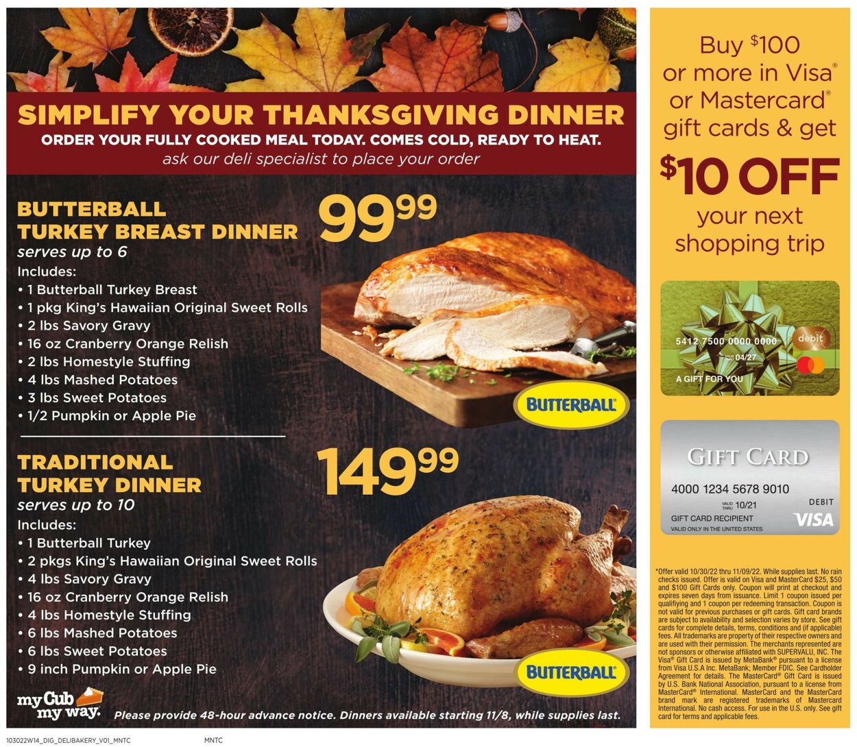 Catalogue Cub Foods from 10/30/2022