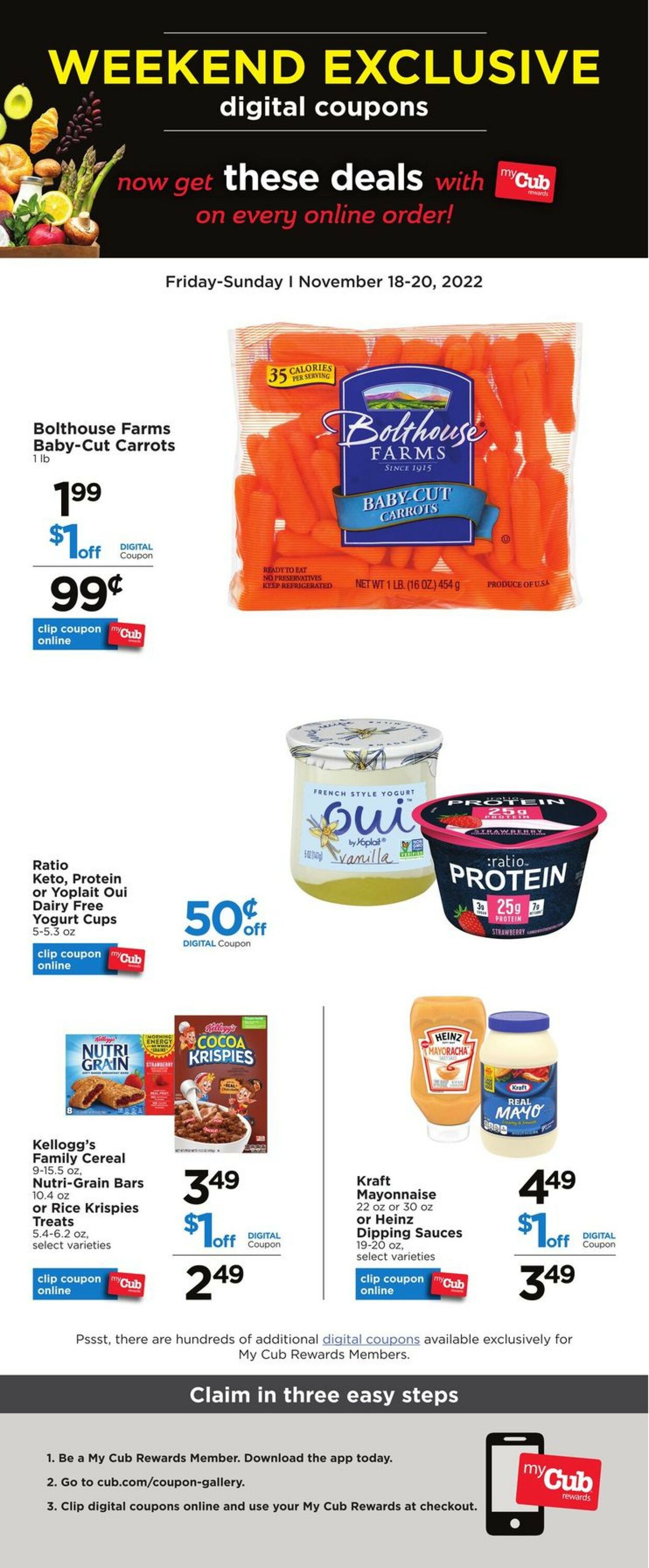 Catalogue Cub Foods from 11/18/2022
