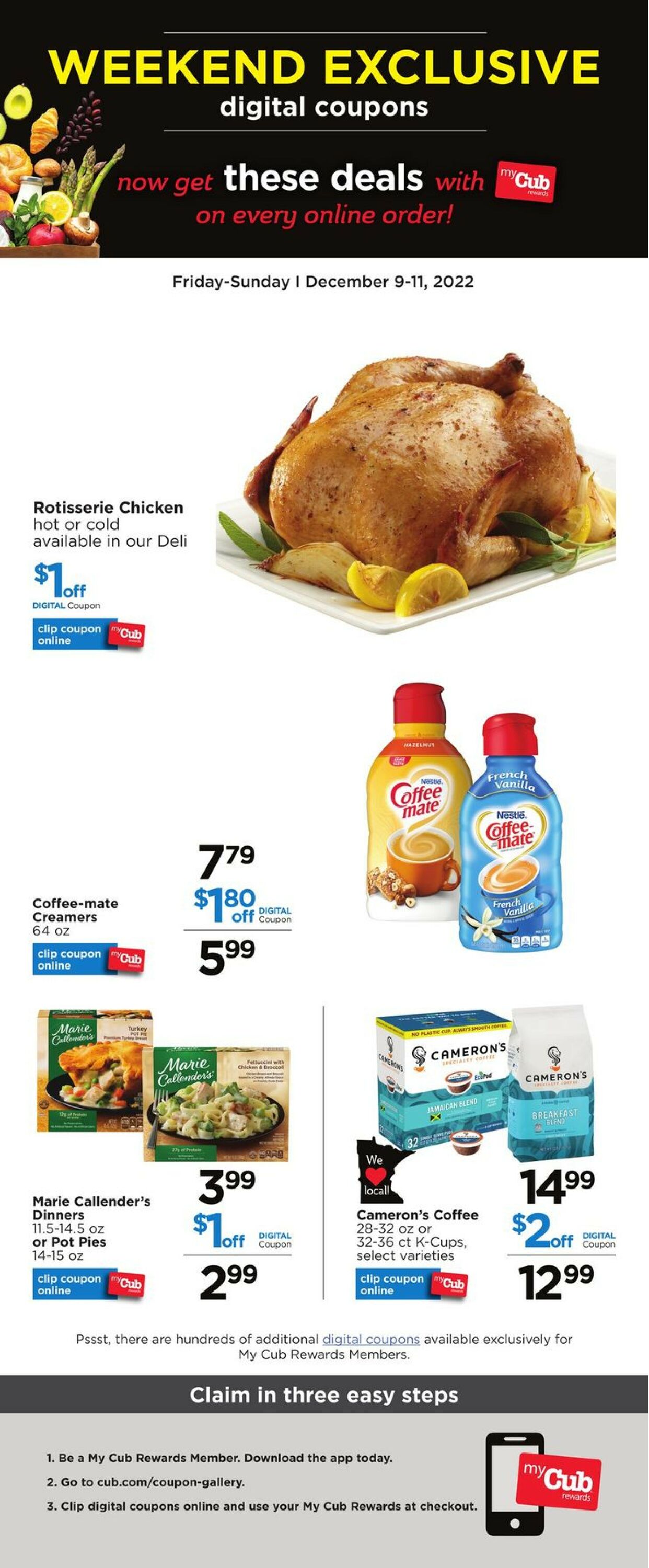 Catalogue Cub Foods from 12/09/2022
