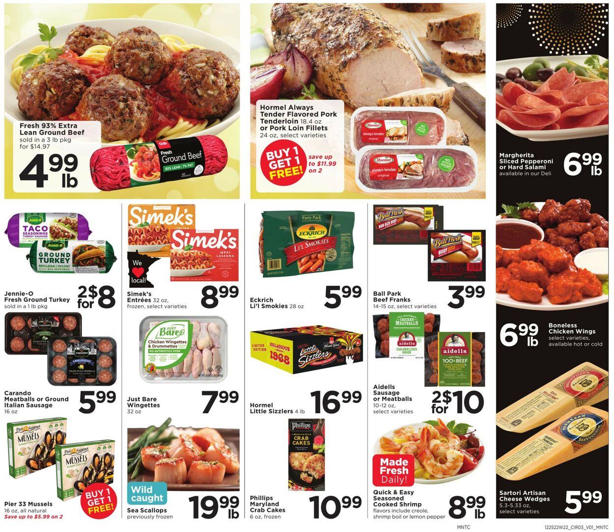 Catalogue Cub Foods from 12/25/2022