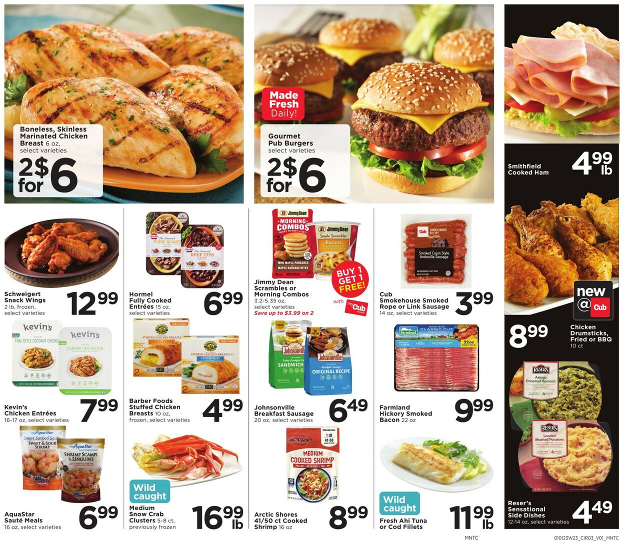 Catalogue Cub Foods from 01/01/2022