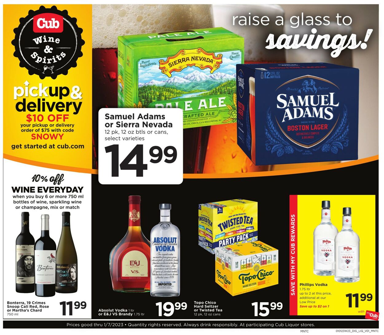 Catalogue Cub Foods from 01/01/2022