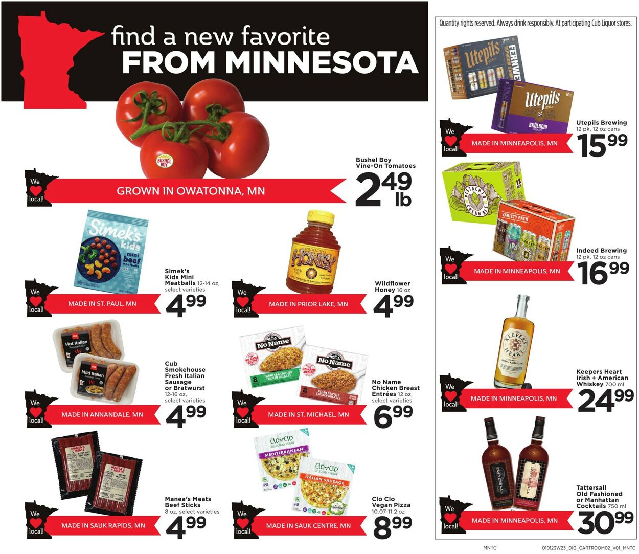 Catalogue Cub Foods from 01/01/2022