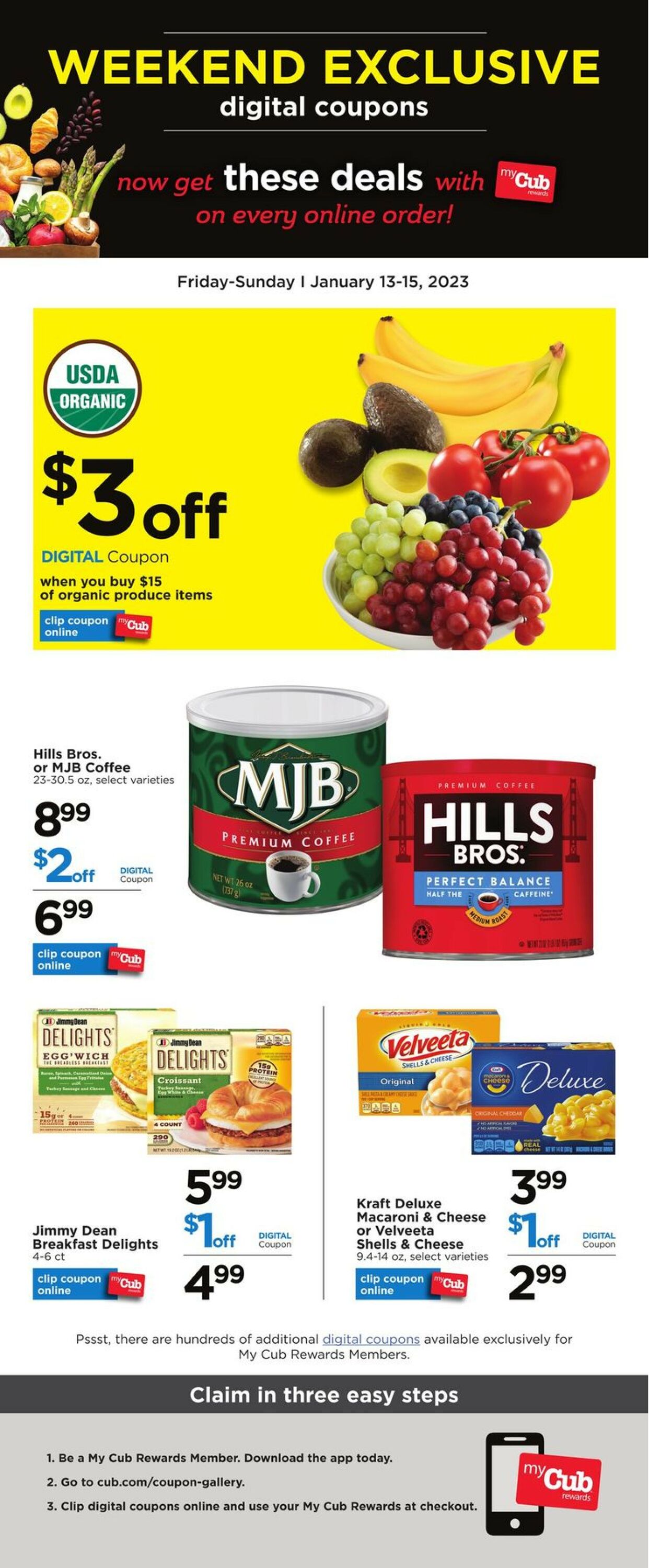 Catalogue Cub Foods from 01/13/2023