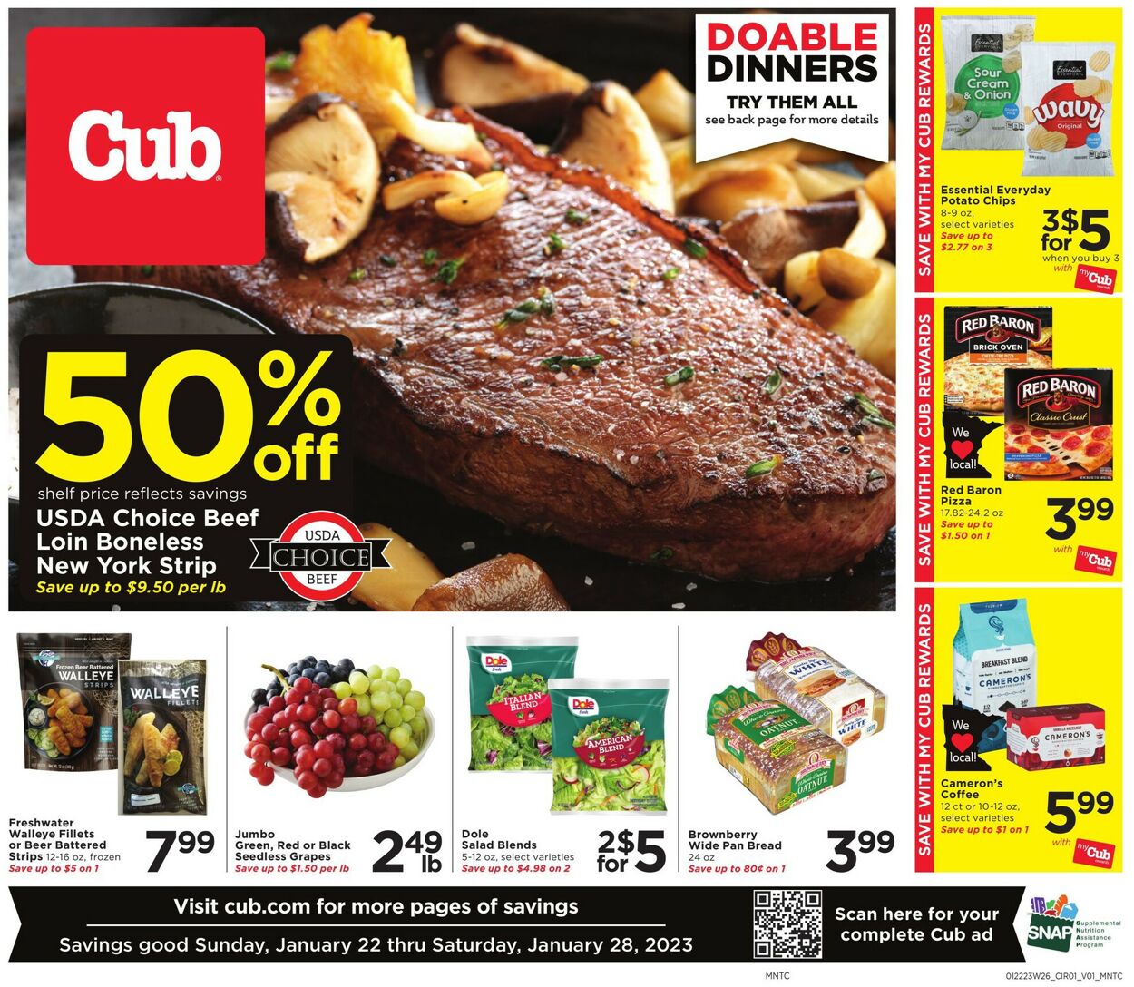 Catalogue Cub Foods from 01/22/2023