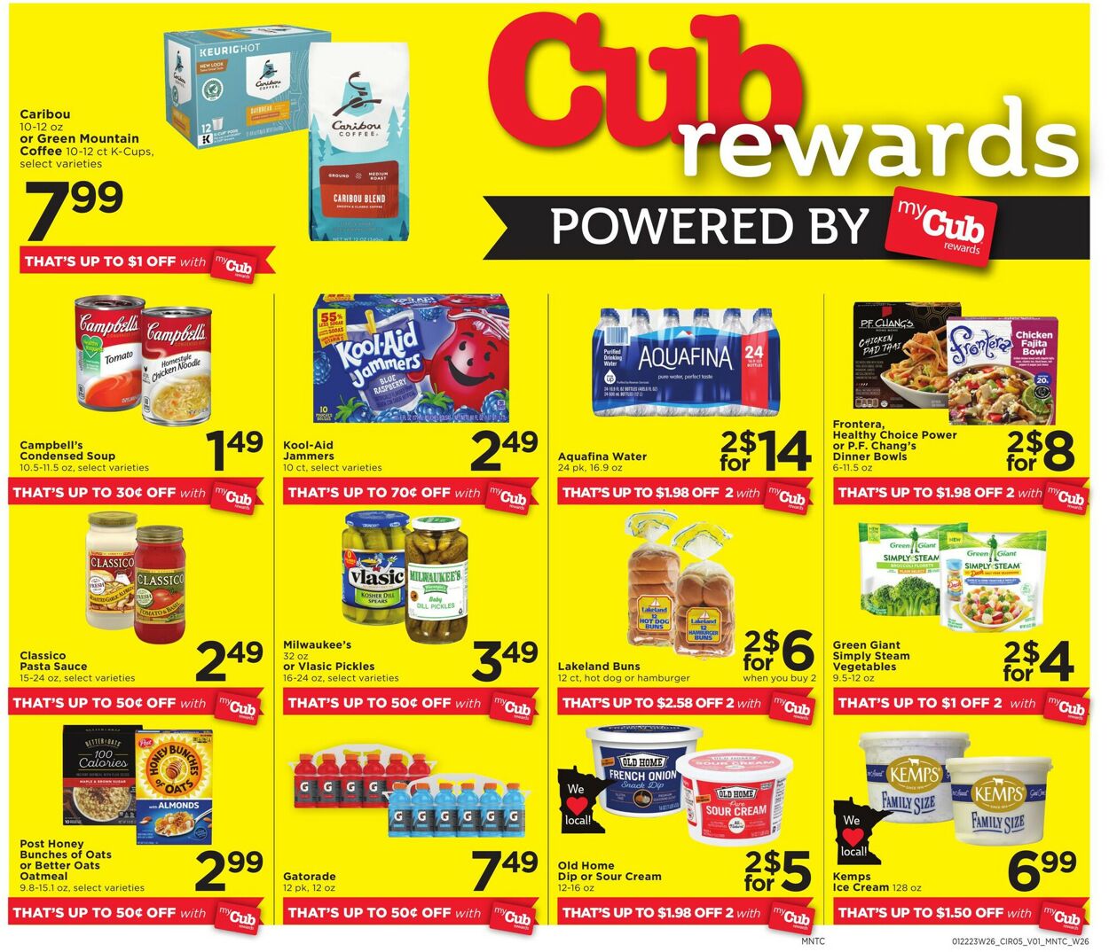 Catalogue Cub Foods from 01/22/2023